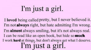 just a girl
