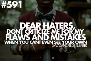 swag quotes tumblr haters