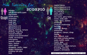 Scorpio MALE Turn Ons Heterosexual and Homosexual (Don’t be offended ...