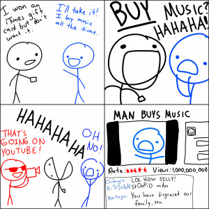 it s easy to be a musician in this day and age run a quick torrent ...