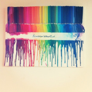 Quote in Crayon Art