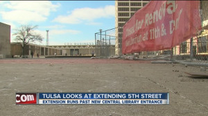 in downtown Tulsa, would run past Central Library entrance - KJRH.com