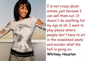 Whitney houston famous quotes 12