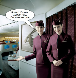 Qatar Air forces flight attendants to seek permission to get married
