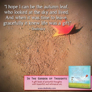 Autumn Leaf : Quotes