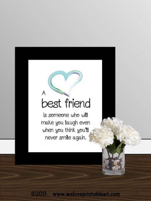 You are here: Home › Quotes › Gift for Best Friend Quote Printable ...