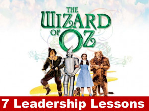 Leadership Lessons From The Wizard Of Oz!!!