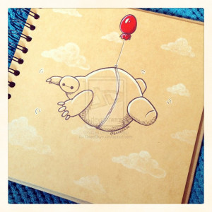 Baymax Flying 2 by DeeeSkye