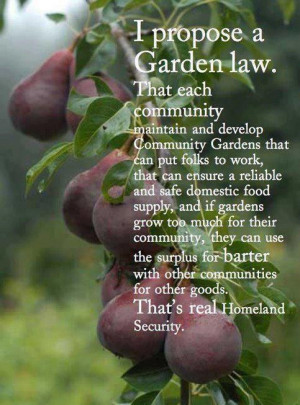 community gardens...