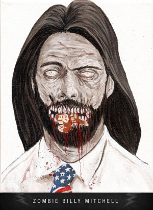 Celebrity Zombie Paintings by Mike Esparza.