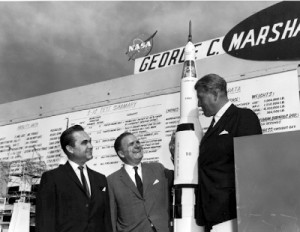 Photo above: George Wallace with NASA head James Webb and Operation ...