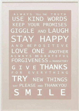 Always tell the truth