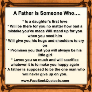 Father Is Someone Who….