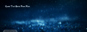 Nature Custom Quote fb CoverRaining in the Night