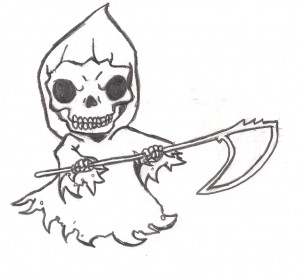 Cartoon Grim Reaper Drawings Grim reaper drawing