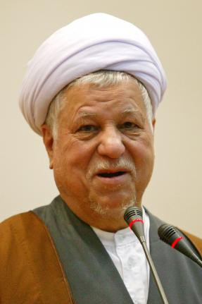 Chairman of the Experts Assembly Hashemi Rafsanjani speaks in Iran