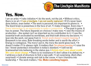 Cour­tesy of Seth Godin. For more, please click here .