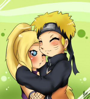Naruto and Ino Kiss