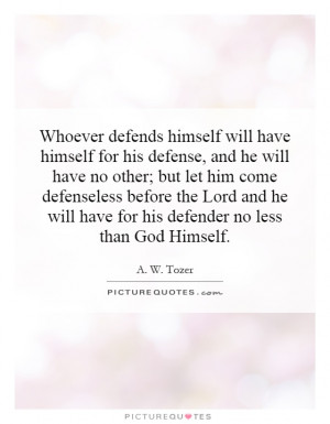 Defender Quotes