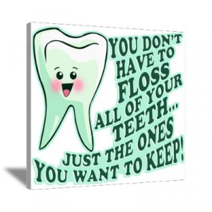 CafePress > Wall Art > Canvas Art > Funny Dentist Quote Canvas Art