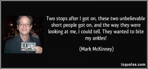 More Mark McKinney Quotes