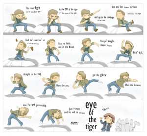 Dean Winchester SPN Dean Winchester Eye of the Tiger
