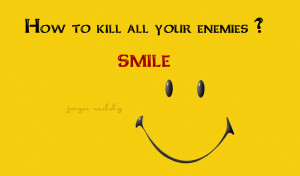 how to kill all your enemies smile gif