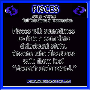 Pisces - Tell Tale Signs Of Depression
