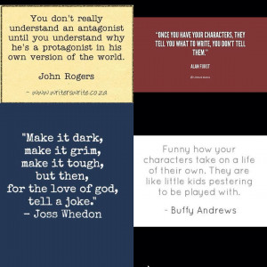 to focus on my #characters. I couldn't decide between these quotes ...