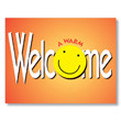 Warm Smile Welcome Card