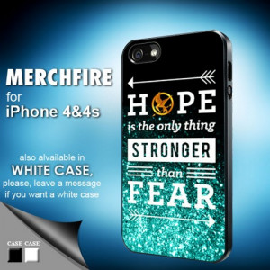 TM 1025 hunger games quote iphone 4 Case