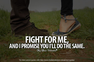 Fight For Our Love Quotes