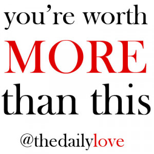 Visual Inspiration: You’re Worth More!