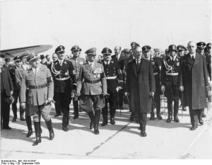 Adolf Wagner, Kurt Daluege, Franz von Epp, Neville Chamberlain, and ...