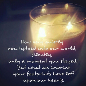 Pregnancy and infant loss remembrance day quote www.bitsofsweetness ...