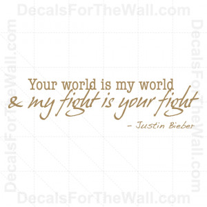 Justin-Bieber-One-Time-Girl-Wall-Decal-Vinyl-Sticker-Quote-Decor ...