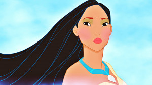 Disney Princess pocahontas' bold look