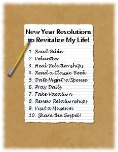 Why not make this year’s resolutions ones that