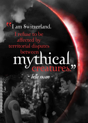 am Switzerland... Eclipse Quote