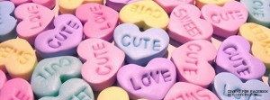 Candy Heart Facebook Covers