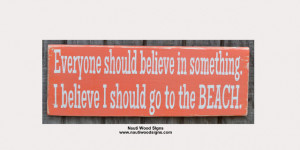 Beach Decor, Original Beach Quote, Handmade Wood Sign NO VINYL beach ...