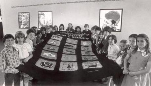 June 12, 1980: Fourth graders from Lexington's Fiske School display a ...