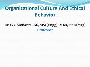 ethical organizational culture and values ethics definition ethics ...