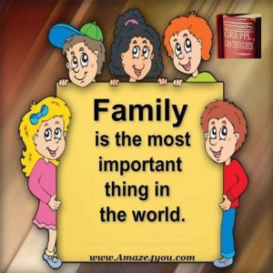 FAMILY is the most important thing in the world. #quotes