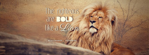 Bold as a lion Christian timeline graphics