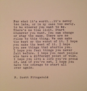 ... Scott, Favorite Quote, Too Late, F Scott Fitzgerald, Fscottfitzgerald