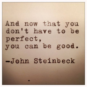 john steinbeck east of eden quote made on typewriter by farmnflea