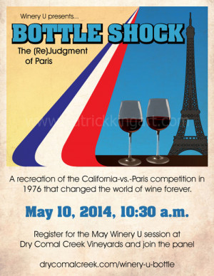 Winery U Bottle Shock Flyer