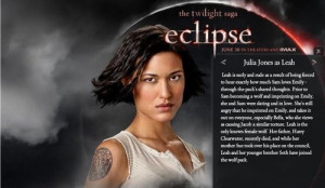 Julia Jones as Leah Clearwater