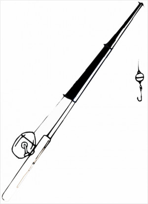 Fishing Pole clip art - vector clip art online, royalty free ...